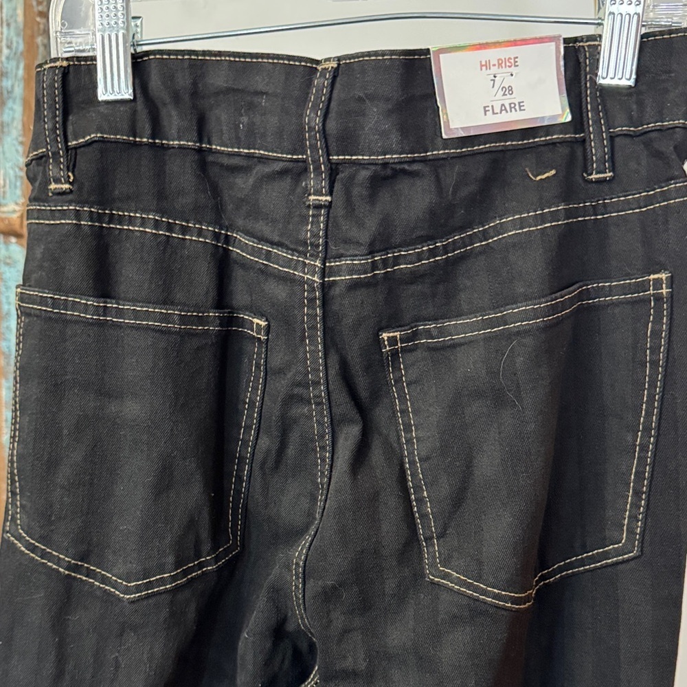 Tinseltown Black Lace-Up Front Pants - Picture 5 of 12